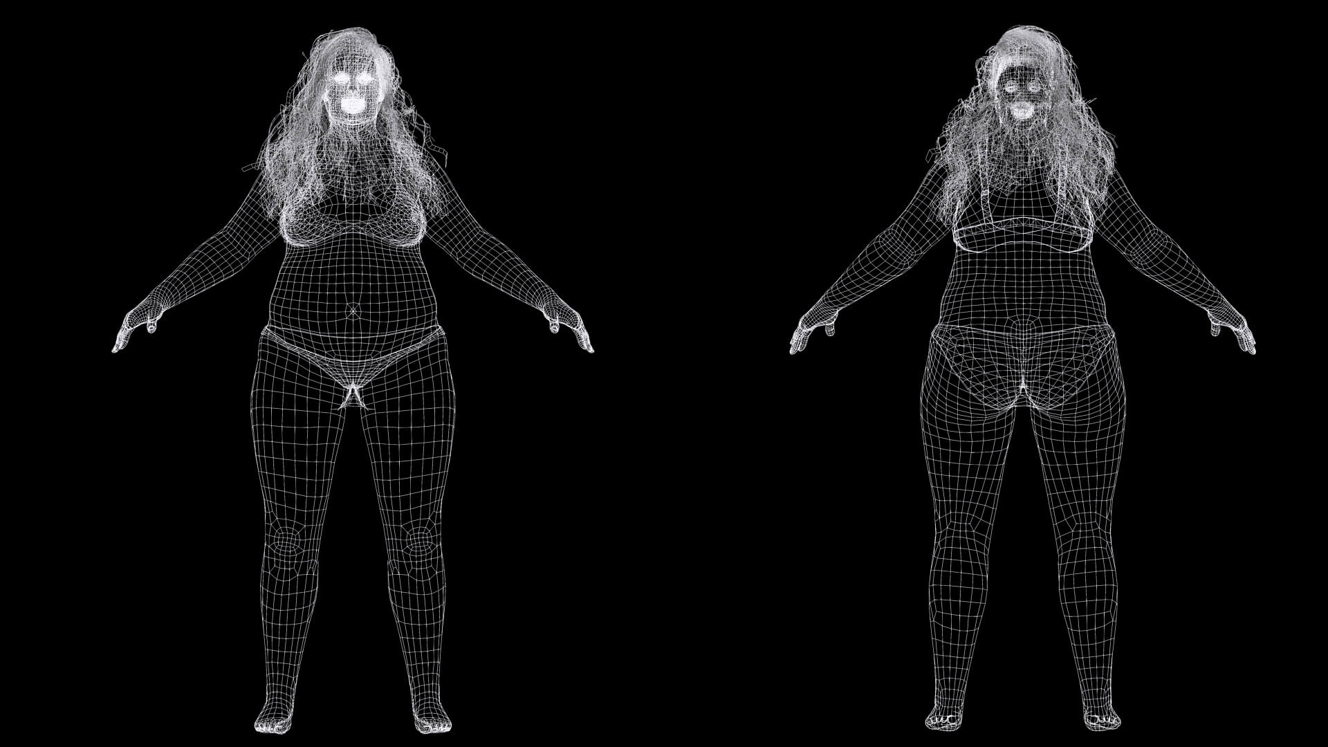 Camilia Fat Woman - 3D Model by khaloui