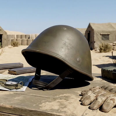 Cold War Era Soldier Headgear