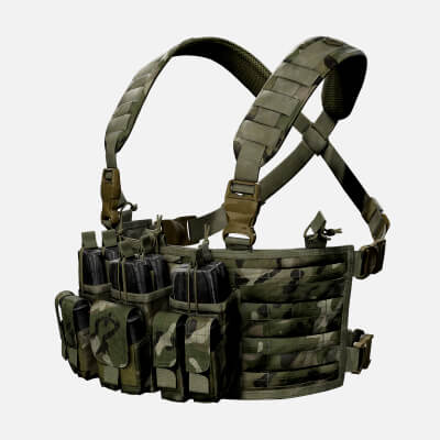 Combat Vest 3D Model - Game Ready