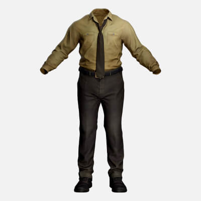 Detective Outfit - Male Uniform