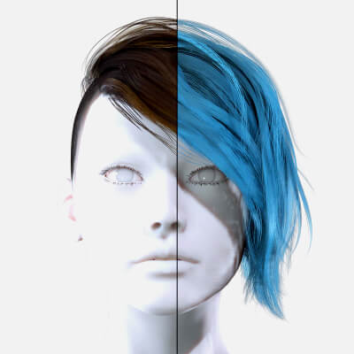 Female Asymmetrical Short Cut