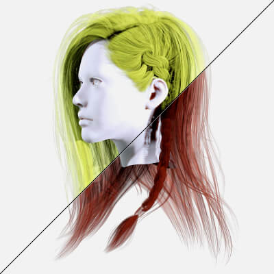 Female Braided Hair Viking Style