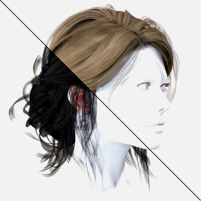 Female Messy Bun Hair Style