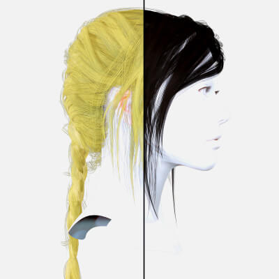 Realistic Hair - French Braid