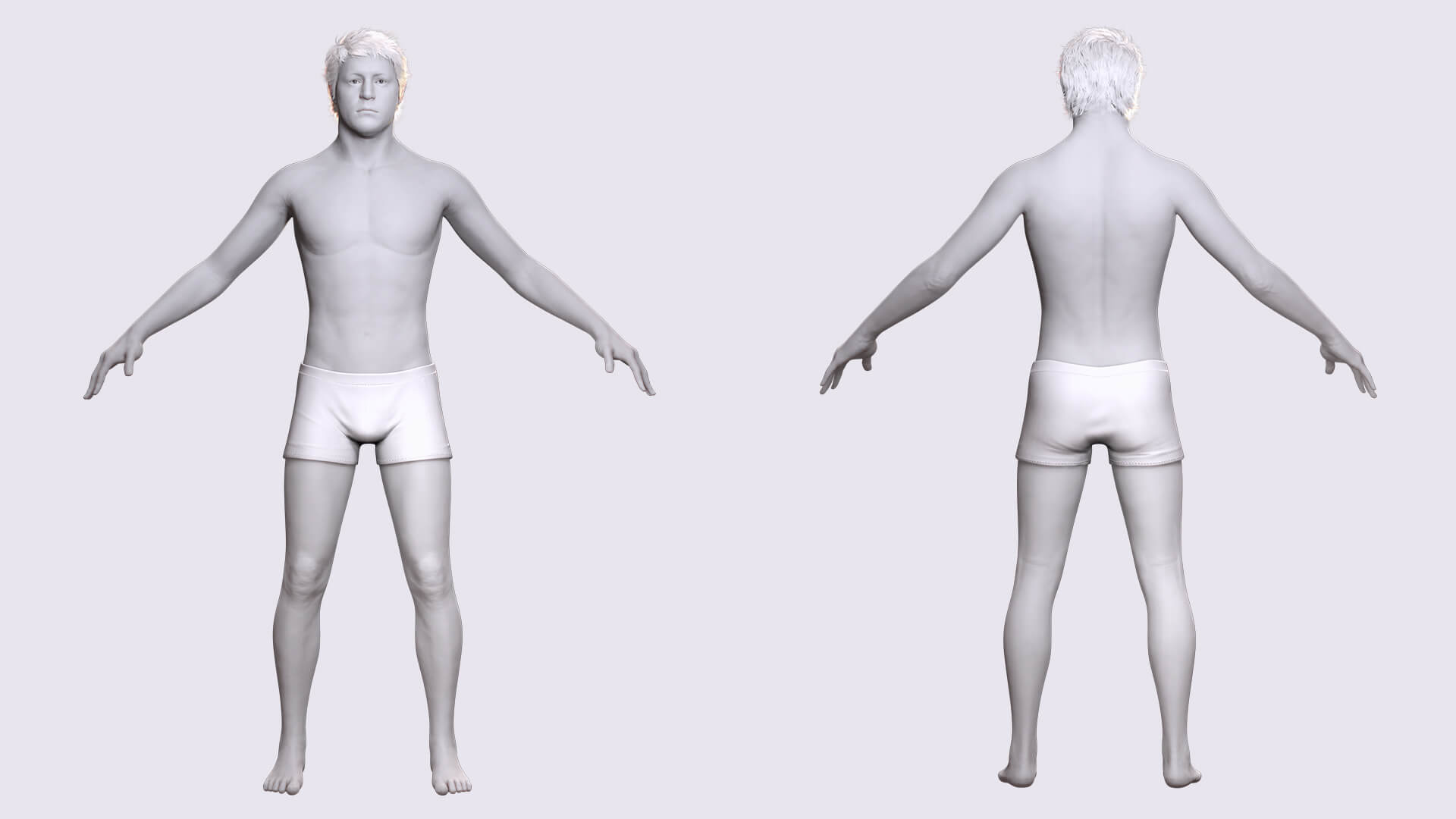 Free Rigged 3D Male Character Game Animation Ready by khaloui