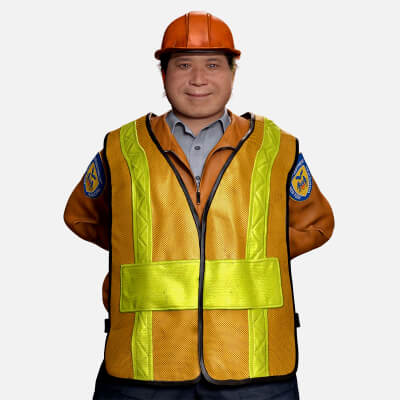 High-Quality 3D Construction Foreman Character Model