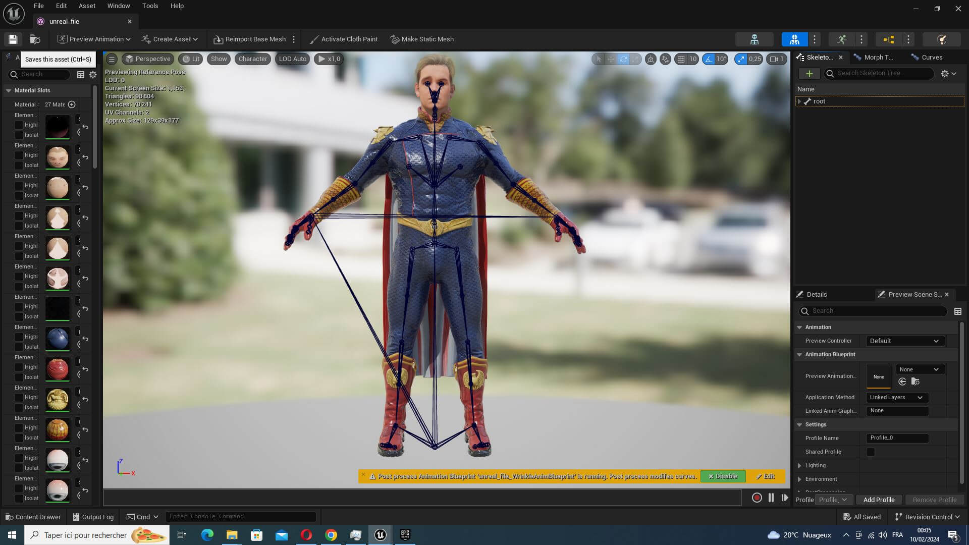 Homelander The Boys Ready - 3D Model by khaloui