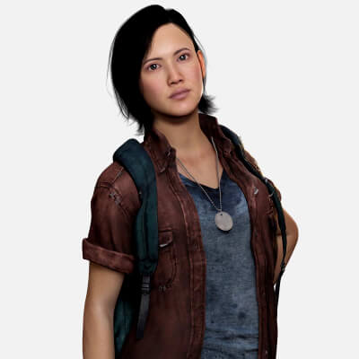 Ji Eun- Asian Woman in Adventure Outfit