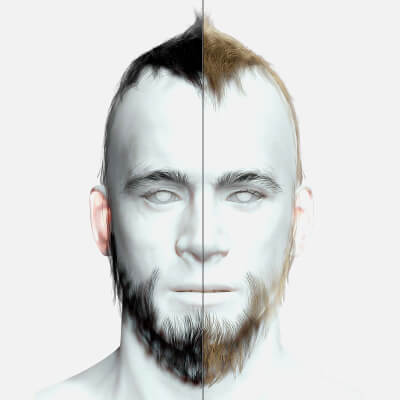 Faux Hawk Hair - Viking Style