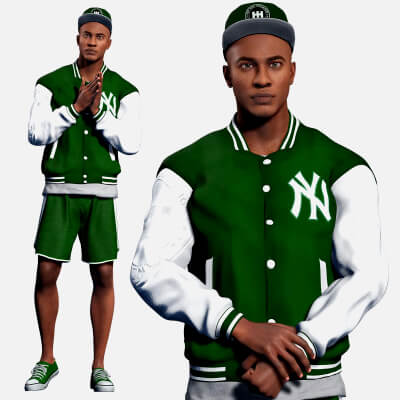 Marcus -Streetwear Enthusiast 3D Character