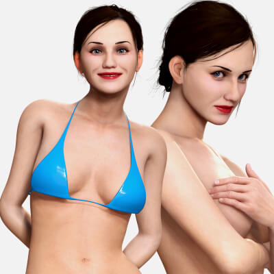 Farah - Middle Age Woman 3D Model 3D Model