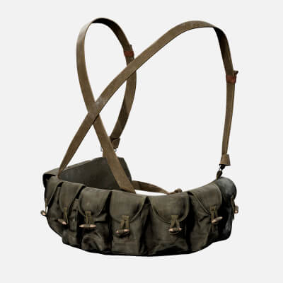 Old-School Ammo Harness Game Ready