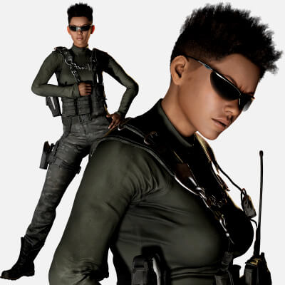 Raven Steele -Warrior Queen of The Frontlin