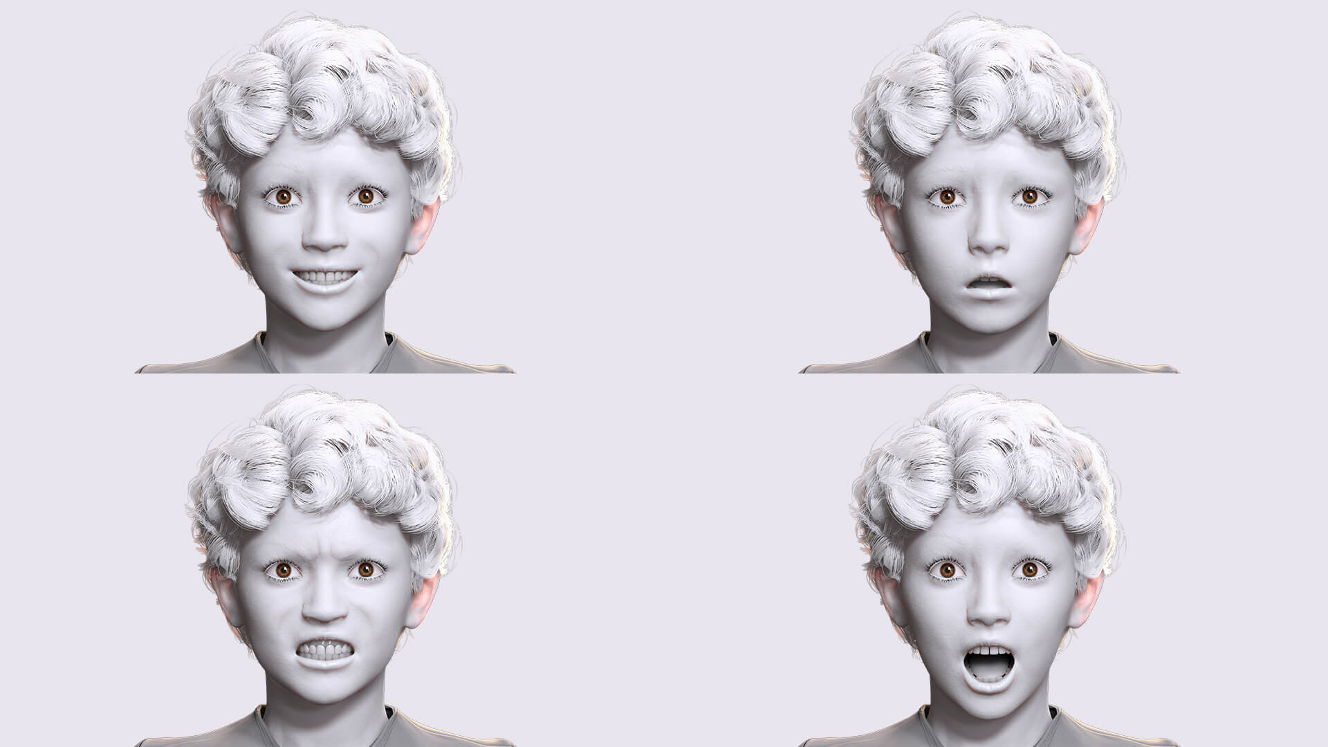 Normal Child Animation Realistic 3D Child Character Free Ready for Animation by khaloui