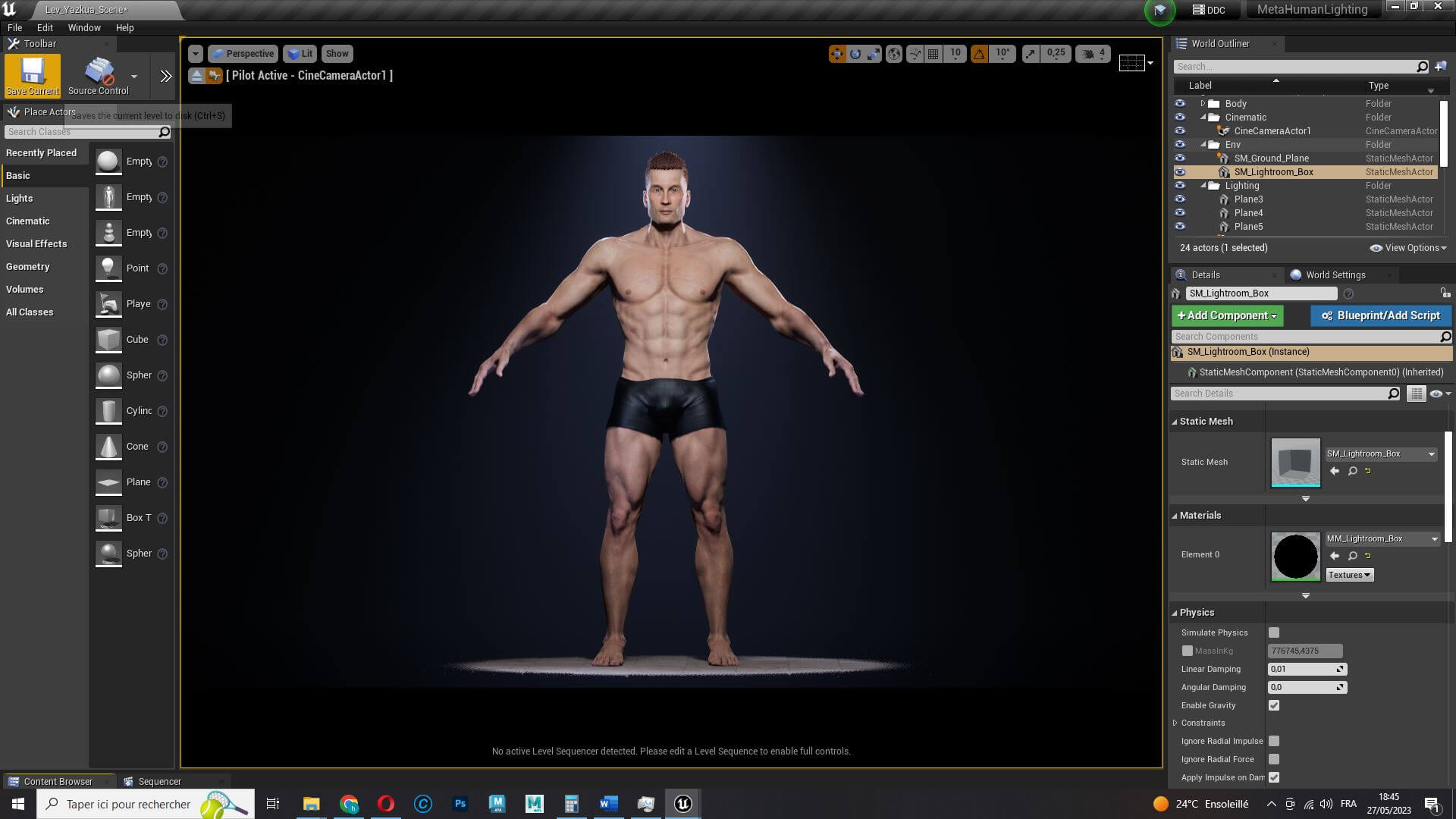 Basic Man G1 - 3D Model by khaloui