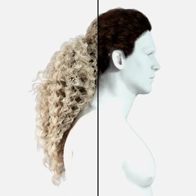 Curly Long Hair