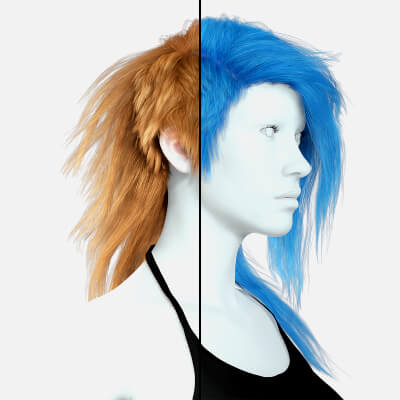 Hair Cyberpunk Long