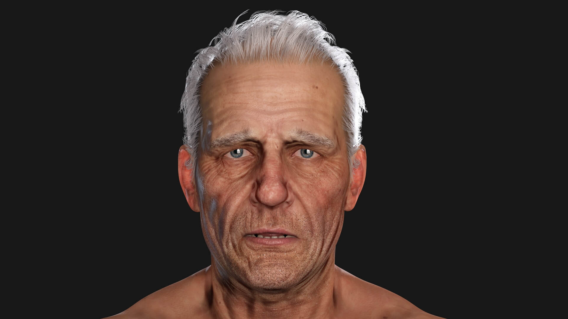 Old Man Skin Texture