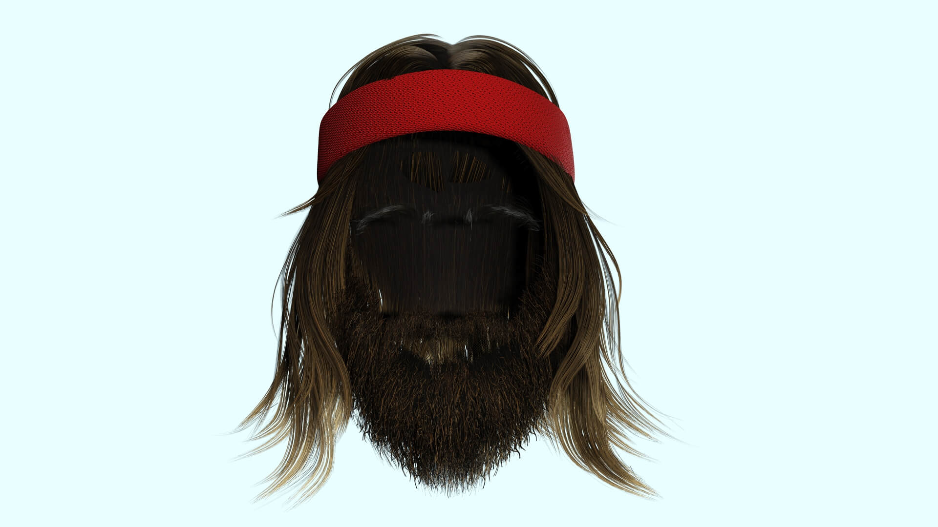 Realistic Rasta Hair - 3D Model by khaloui