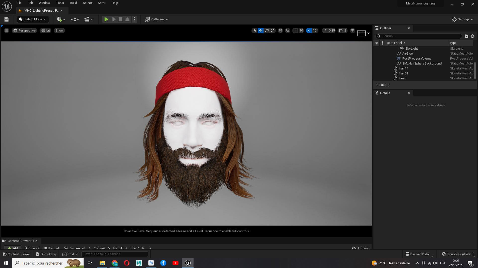 Realistic Rasta Hair - 3D Model by khaloui