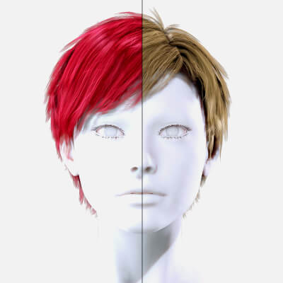 Short Female Hair Pixie