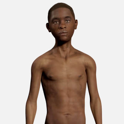 Realistic Skinny African