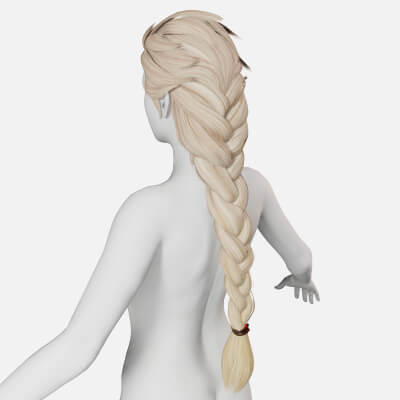 Hair Princess Braid Long