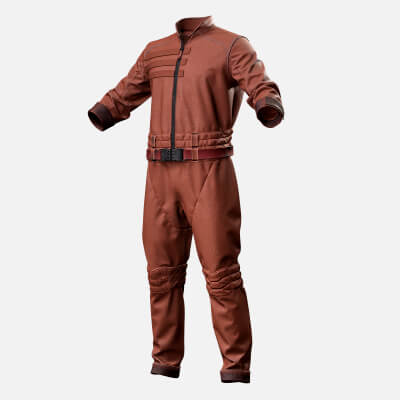 Sci-Fi Jumpsuit - Game-Ready