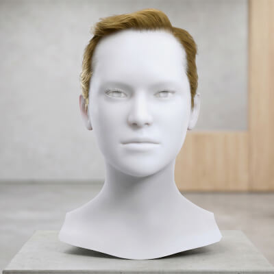 Short Hair Cards Metahuman Compatible Game Ready Hairstyle