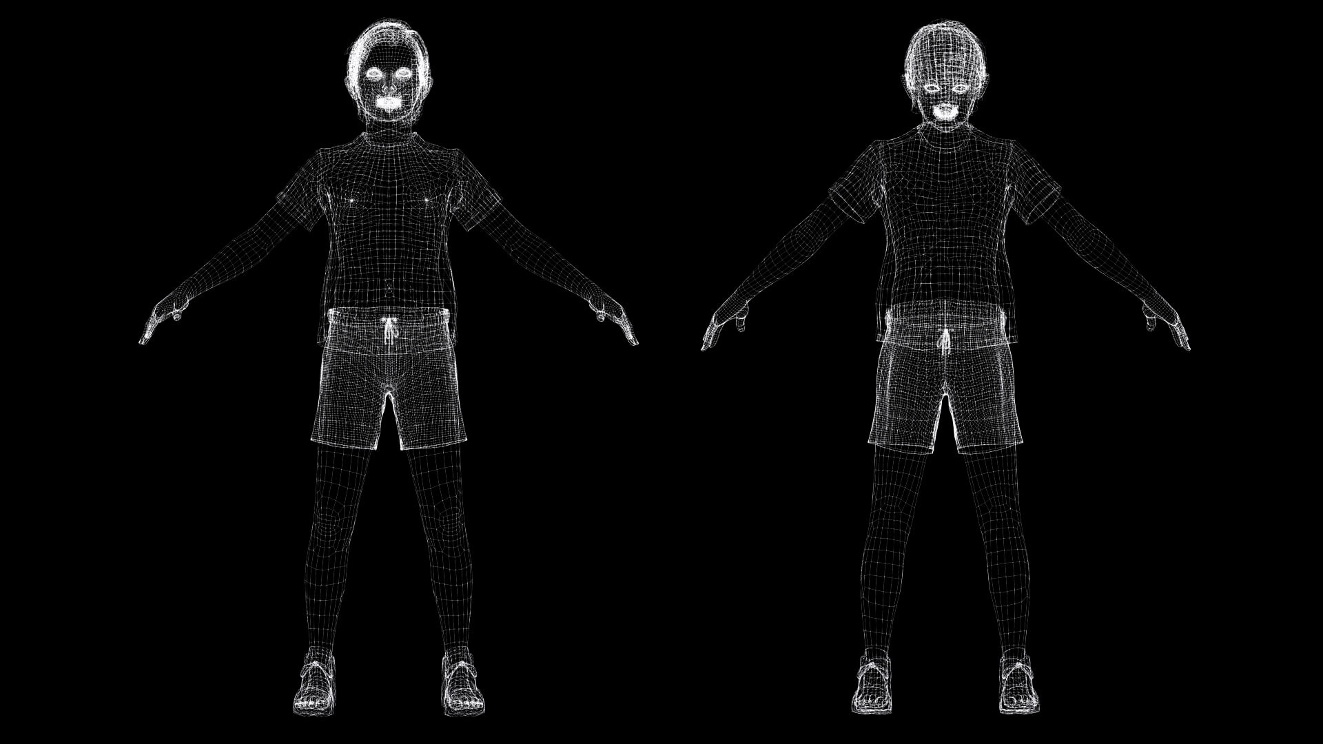 Sonu - Child With Beautiful Smile 3D Model by khaloui