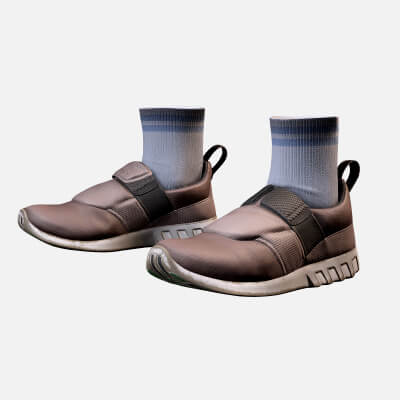 Sporty Sneakers with Ankle Socks