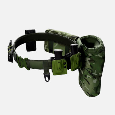 Tactical Combat Utility Belt Game Ready