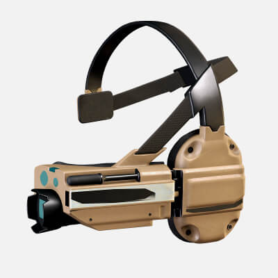 Tactical Visor Sci-Fi Military Headset Accessory