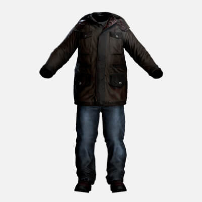 Urban Winter Jacket Jeans Outfit