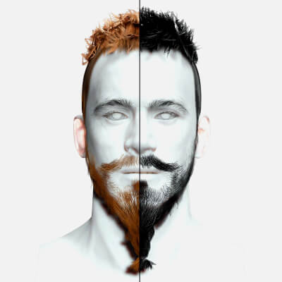 Viking Hair Style - Braided Beard