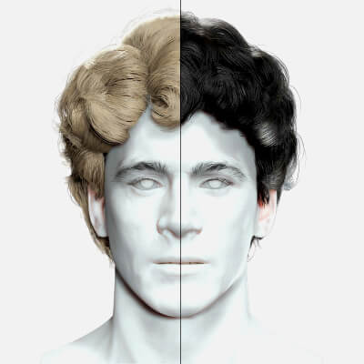 Wavy - Curly Man Hair