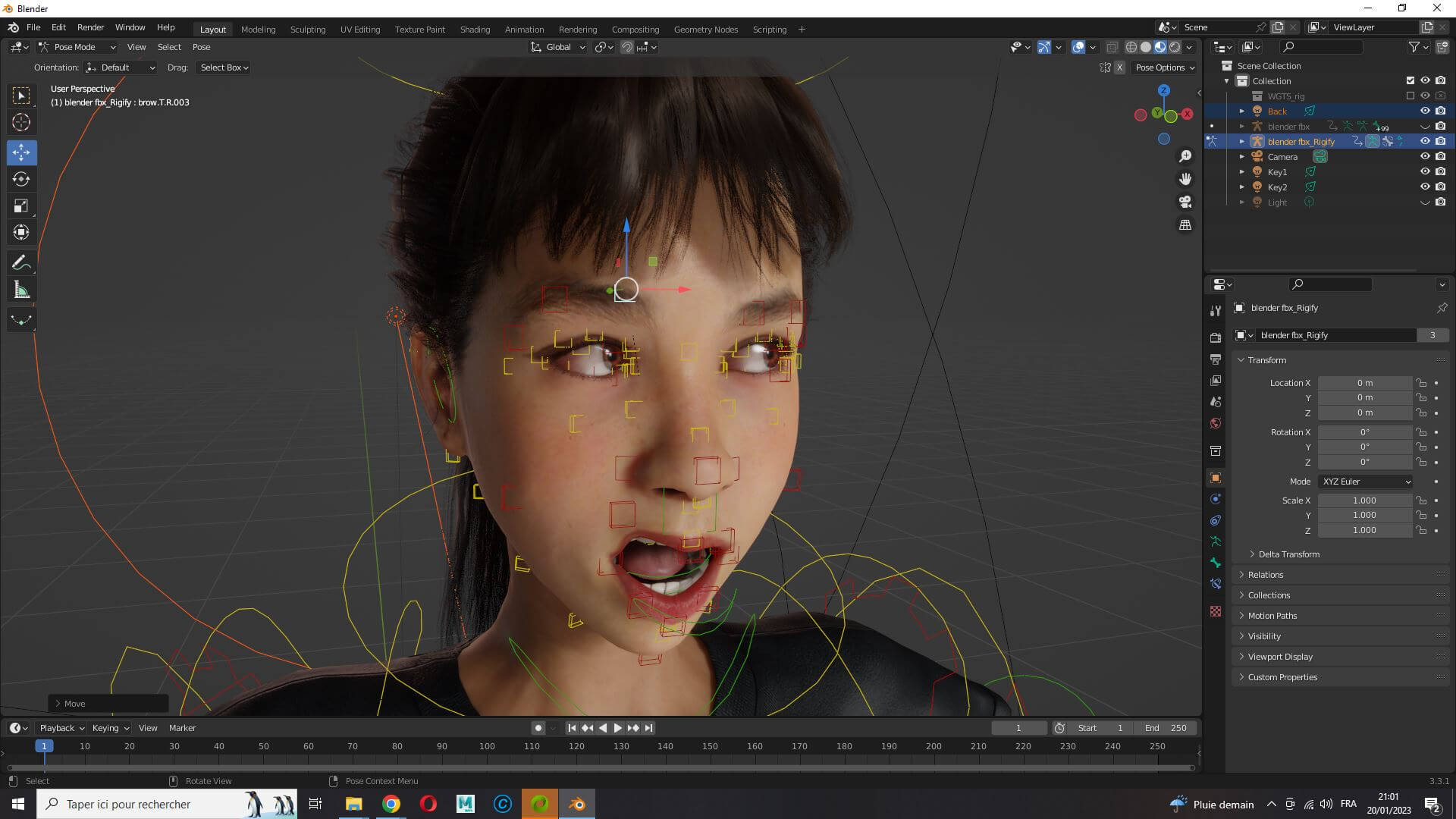 Woman - 3D Model by khaloui