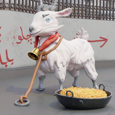 Stylized Goat