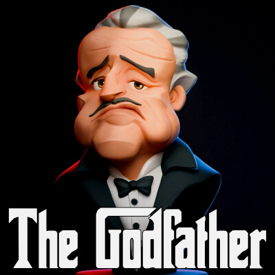 The Godfather Bust by Khatri3d