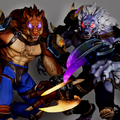 Stylized Wolf
