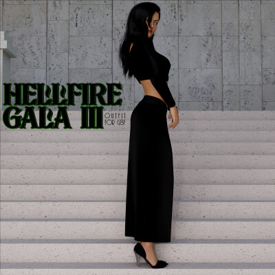 dForce Hellfire Gala III - Outfit for G8F