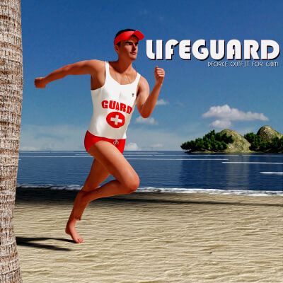 dForce Lifeguard Outfit for G8M