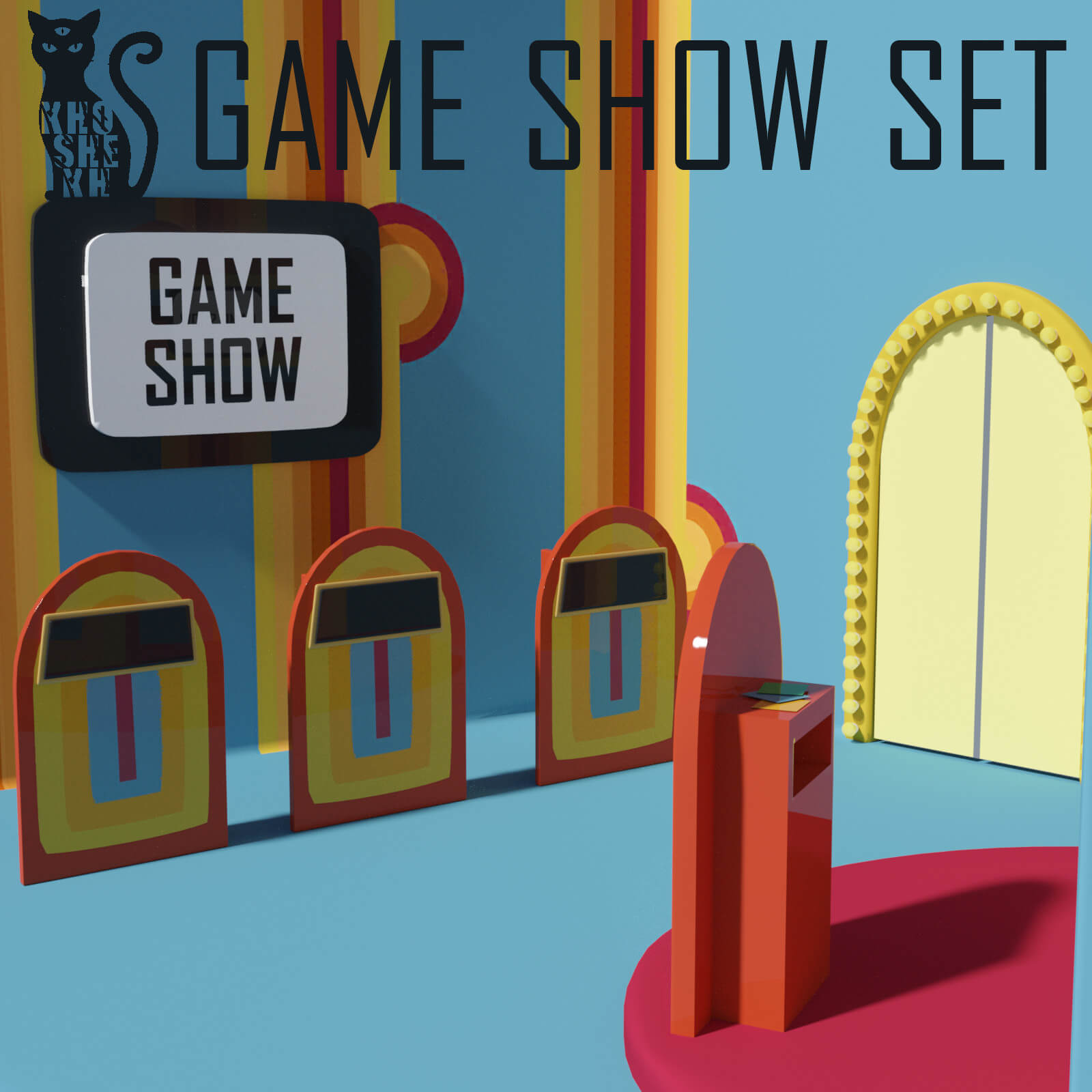 Game Show Set Free Daz Content By Khoshekh game-show-set-free-daz-content-by-khoshekh