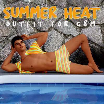 dForce Summer Heat Outfit for G8M
