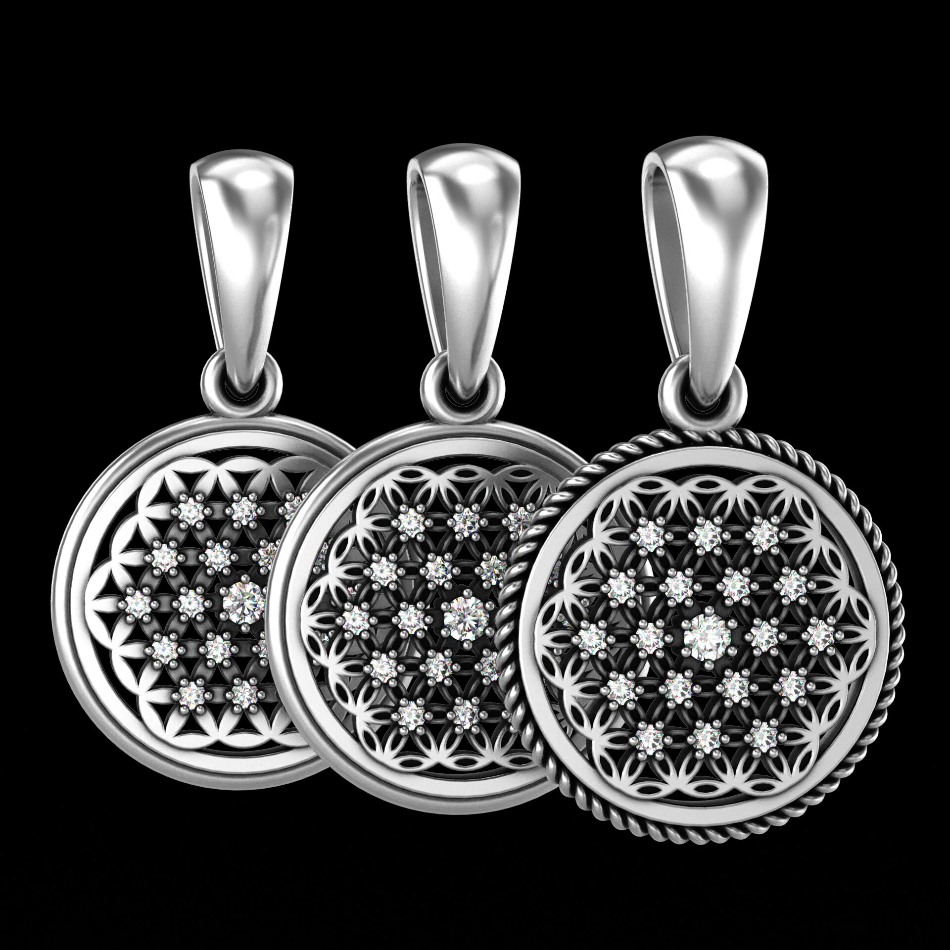 Pendant P133 - 3D Model by Kickonster