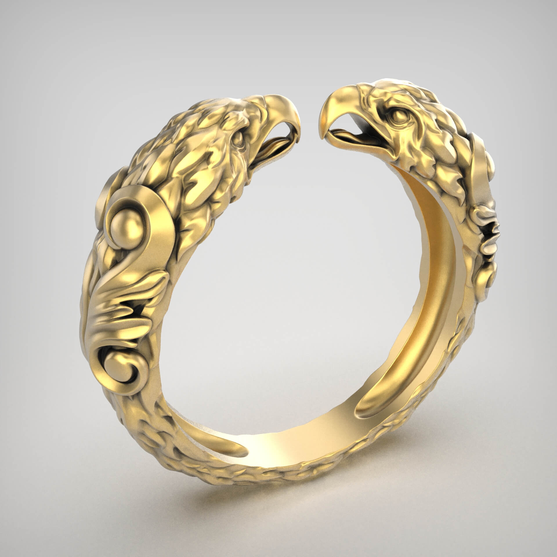 Ring Without R Ring R175 (Without Rings in The Teeth) - 3D Print Model by Kickonster