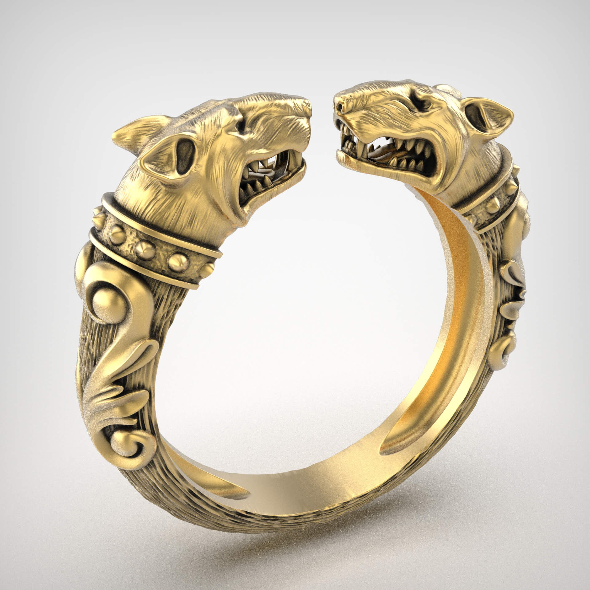 Ring R177 (20 Animals) - 3D Print Model by Kickonster