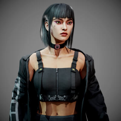 Casual Girl 3D Model by KirTheGreat