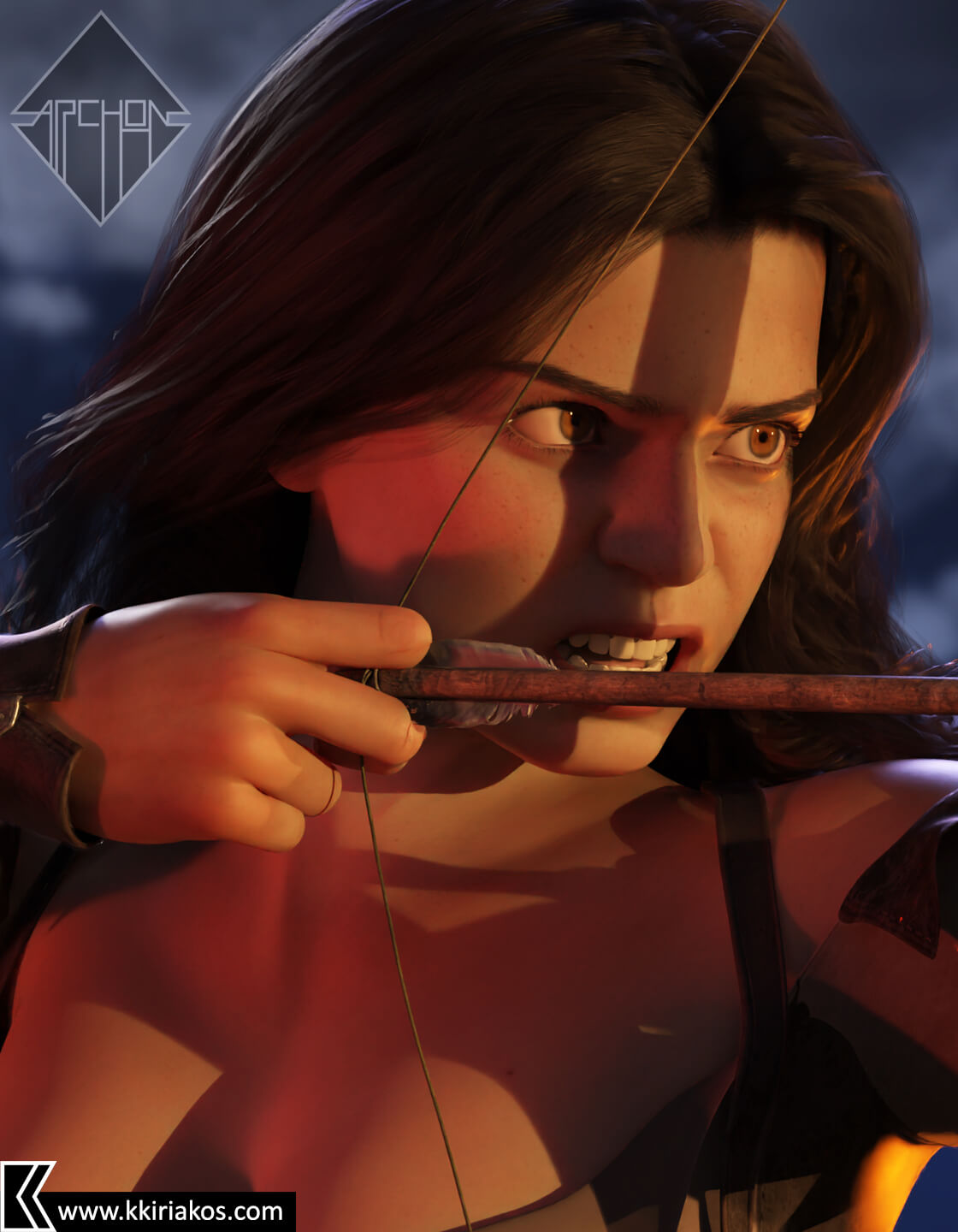 3d Rendered Webcomics ARCHON Webcomic Series 3D Render, Digital Art by kkiriakos