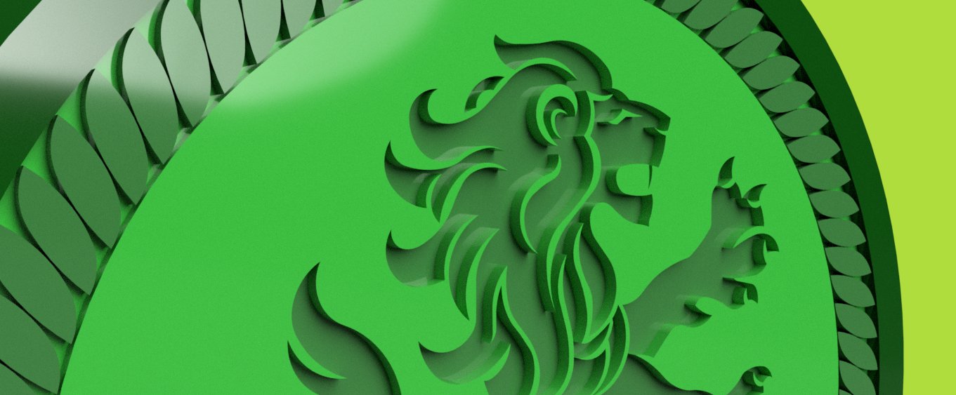 Lion Emblem 02 Free 3D Model by KMA